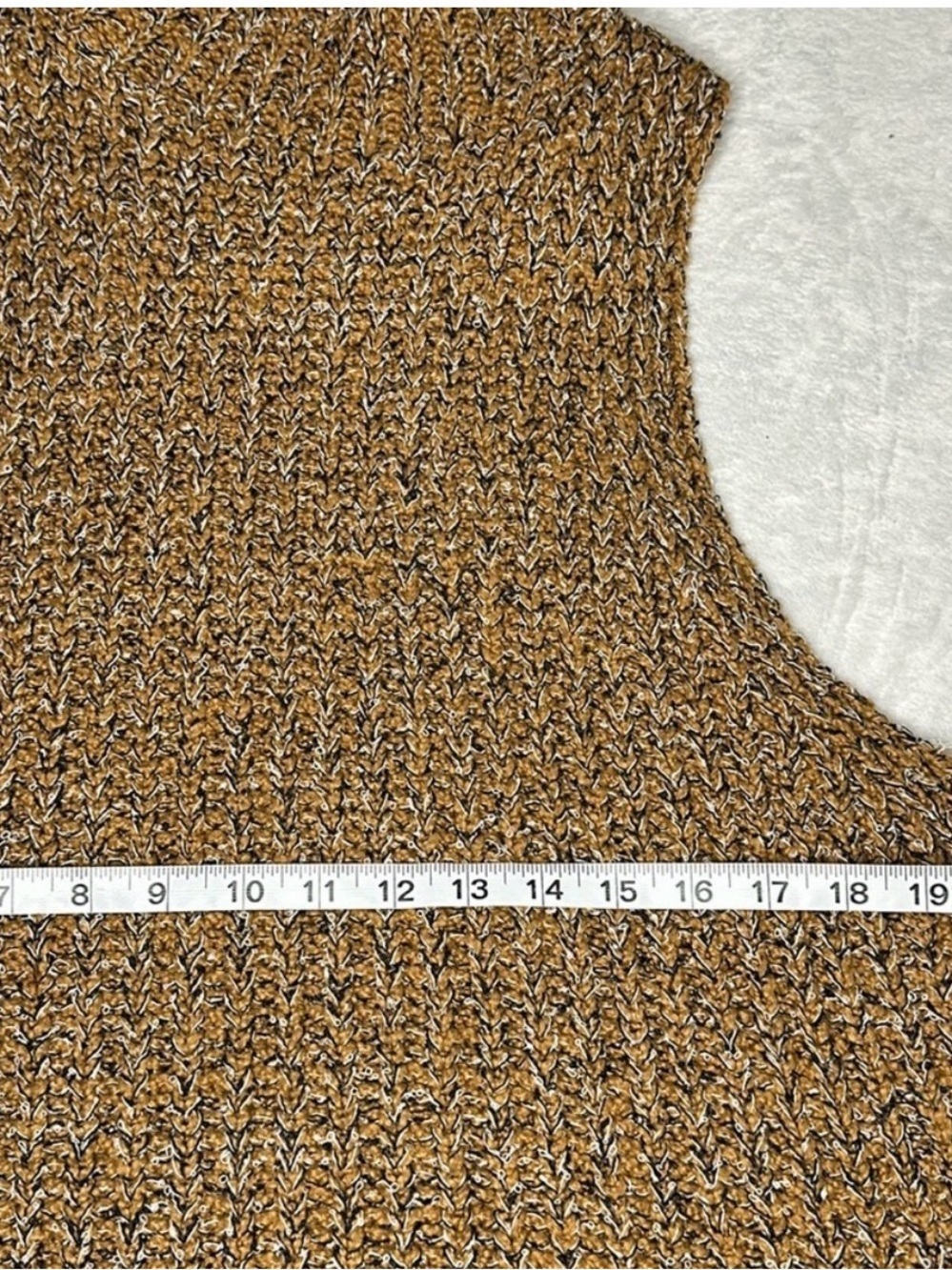 Free People Valentina Sleeveless Tunic Sweater Brown Combo Size XS - Picture 12 of 15